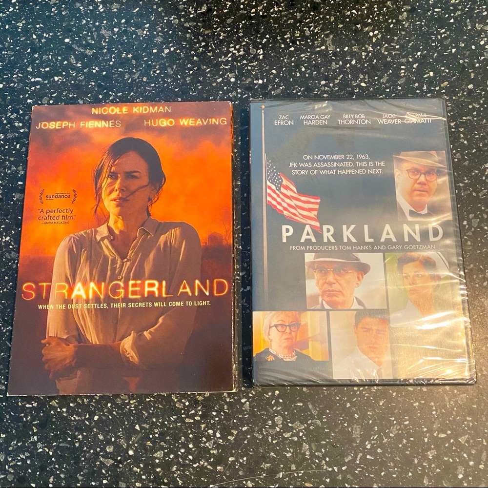 NWT’s Strangerland & Parkland DVD’s